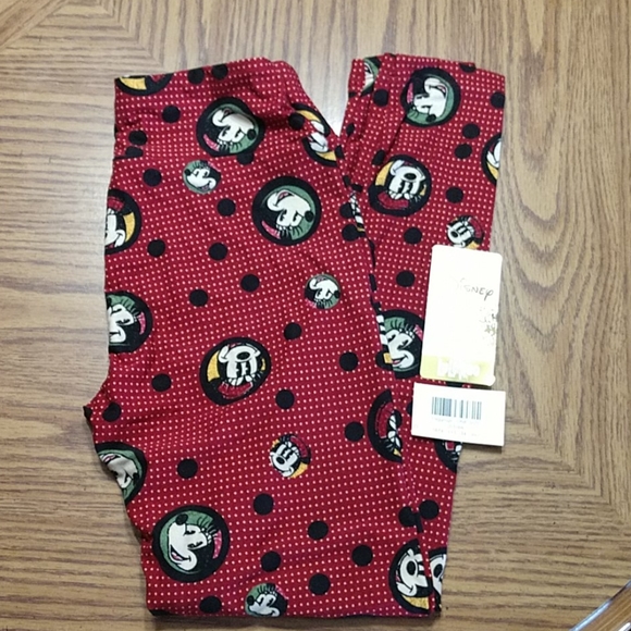 LuLaRoe Pants - Disney Lularoe OS One Size leggings Minnie
